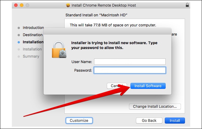 remote desktop host login